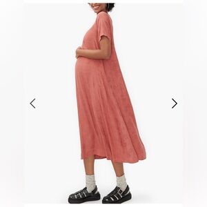 Hatch James Dress Peach-Pink NWT